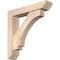 Ekena Millwork Imperial Slat Smooth Bracket w/ Offset Brace, Douglas Fir, 5 1/2"W x 26"D x 26"H BKT0604X26X26IMP06SDF - alternate 1